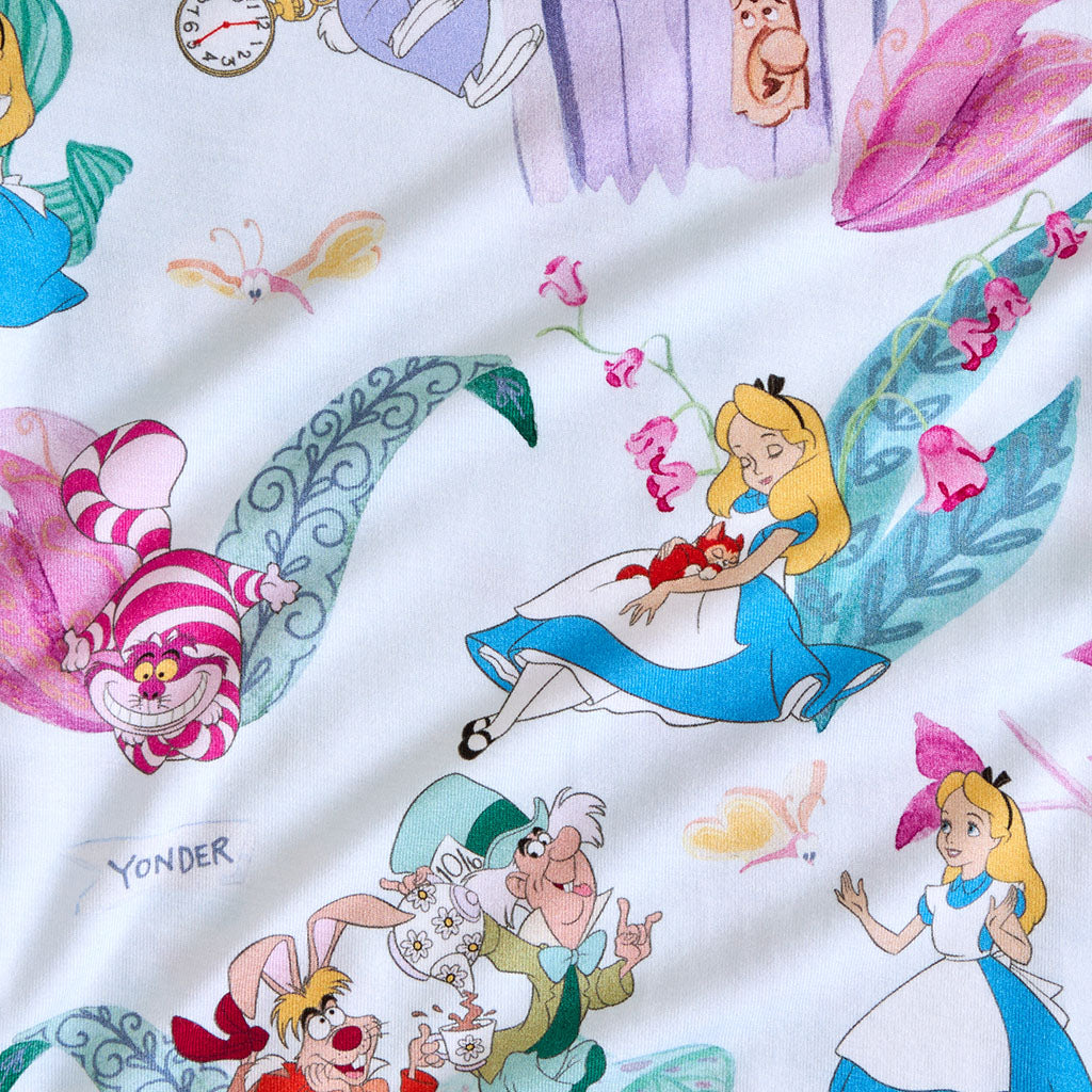 Disney Adventures in Wonderland & Who Are You? Reversible Quilted Patoo® Blanket