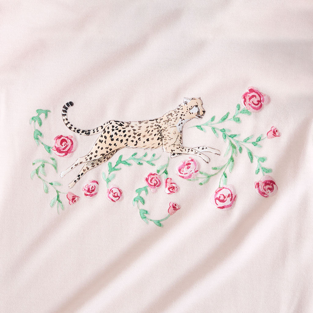 Lyra Jumping Ruffled Graphic Tee