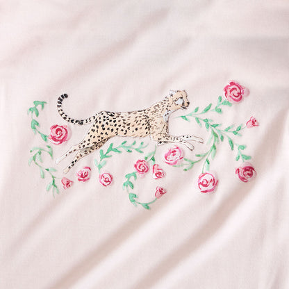 Lyra Jumping Ruffled Graphic Tee