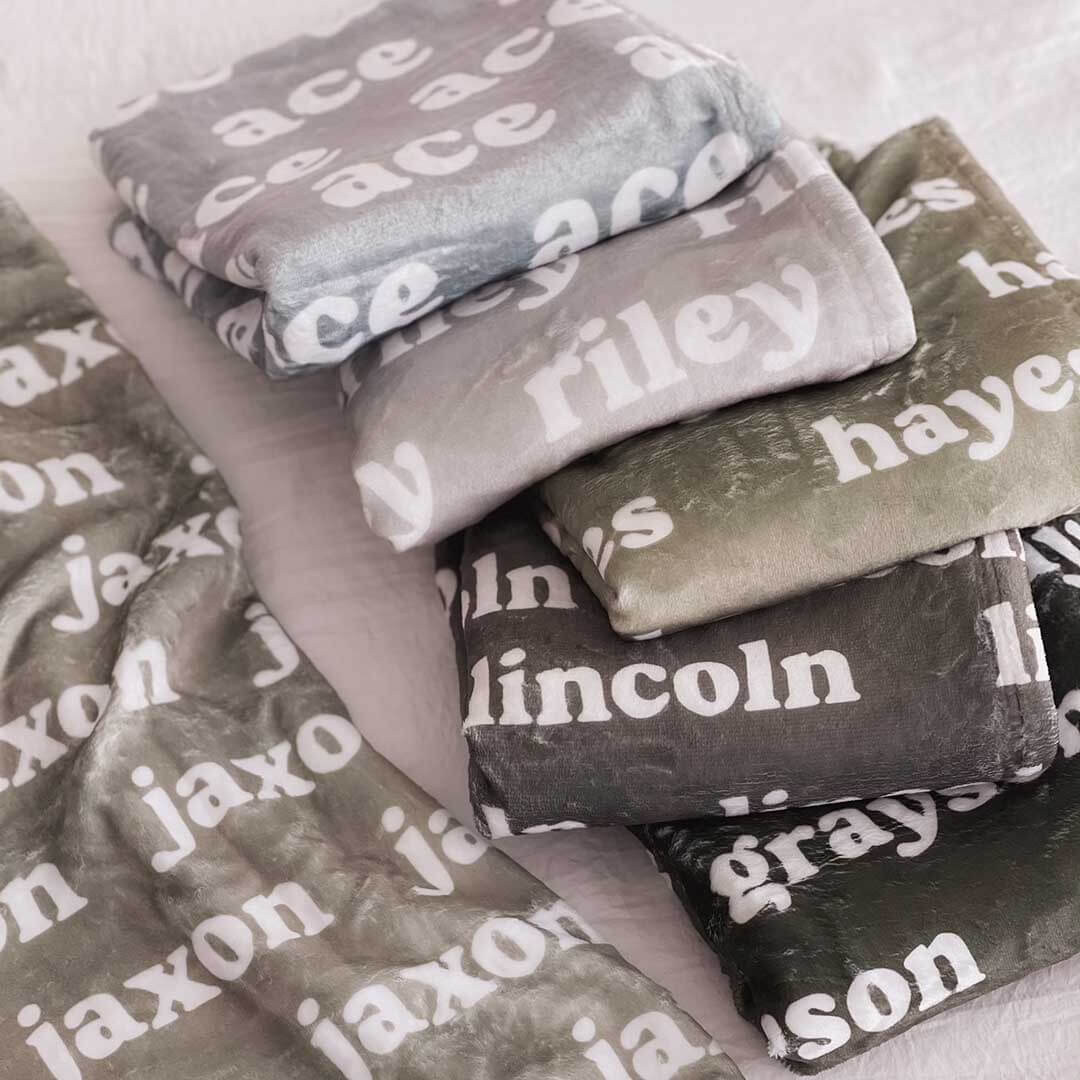 Personalized Color Blanket | Fern