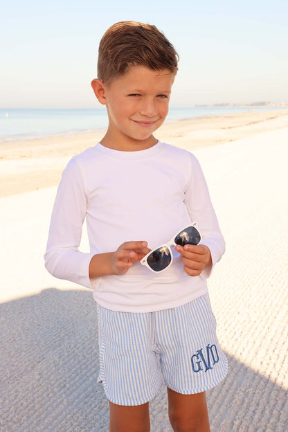 Long Sleeve Rash Guard Shirt | White