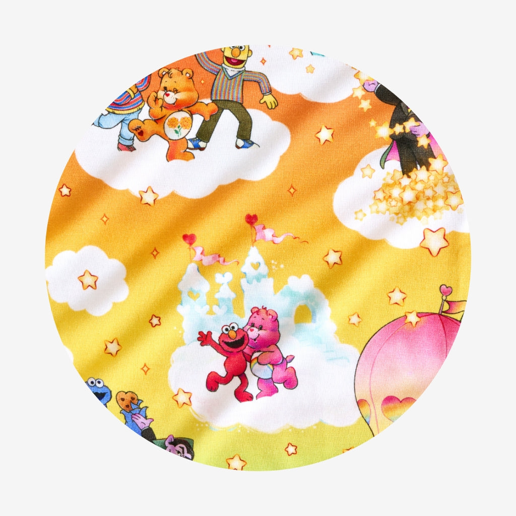 Care Bears™ x Sesame Friends & Rainbow Friends Luxe Patoo® Blanket