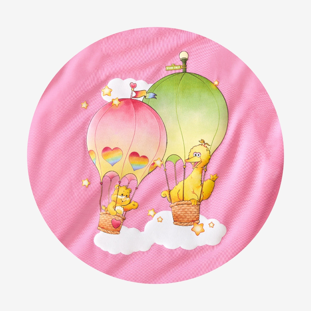 Care Bears™ Funshine Bear & Big Bird Ruffled Graphic Tee