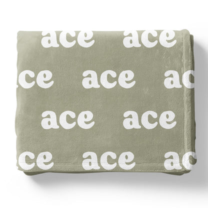 Botanicals Personalized Color Blanket