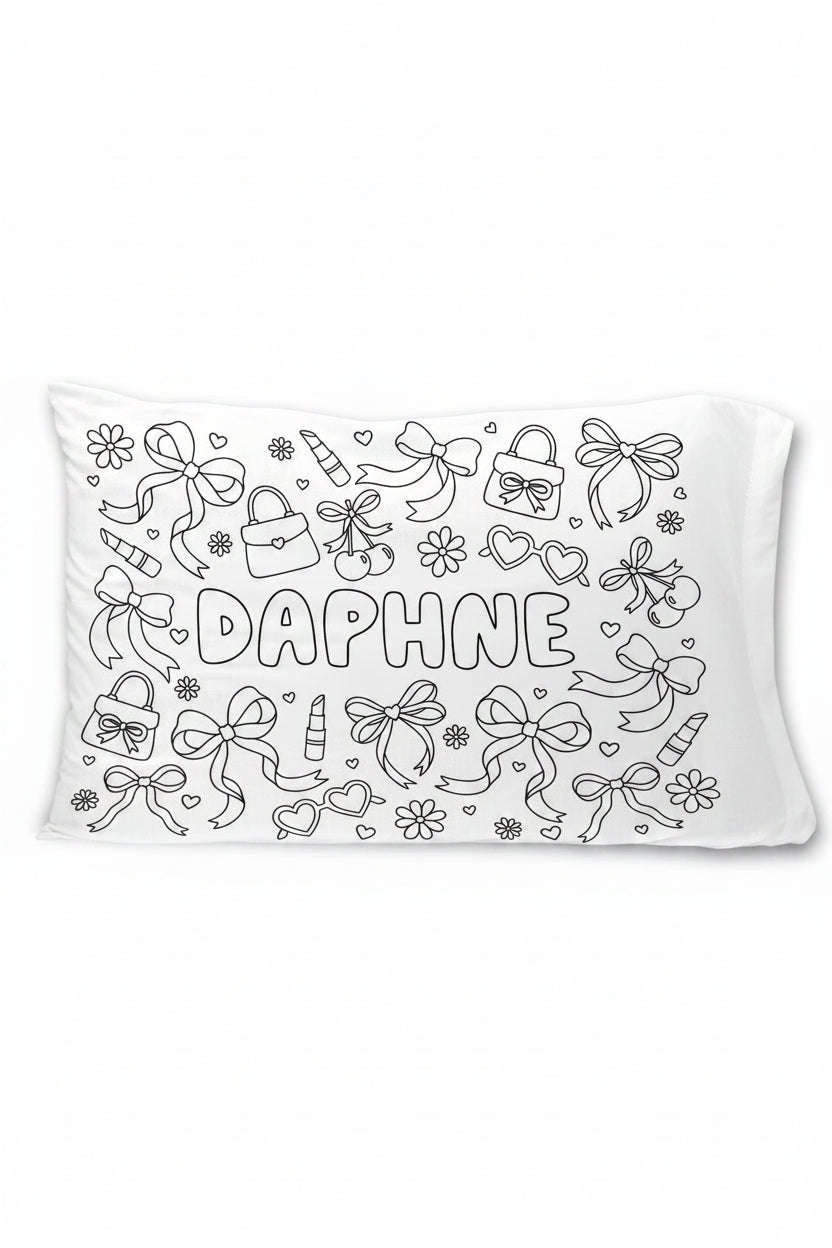 Colorable Personalized Pillow Case | Material Girl