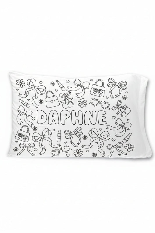Colorable Personalized Pillow Case | Material Girl