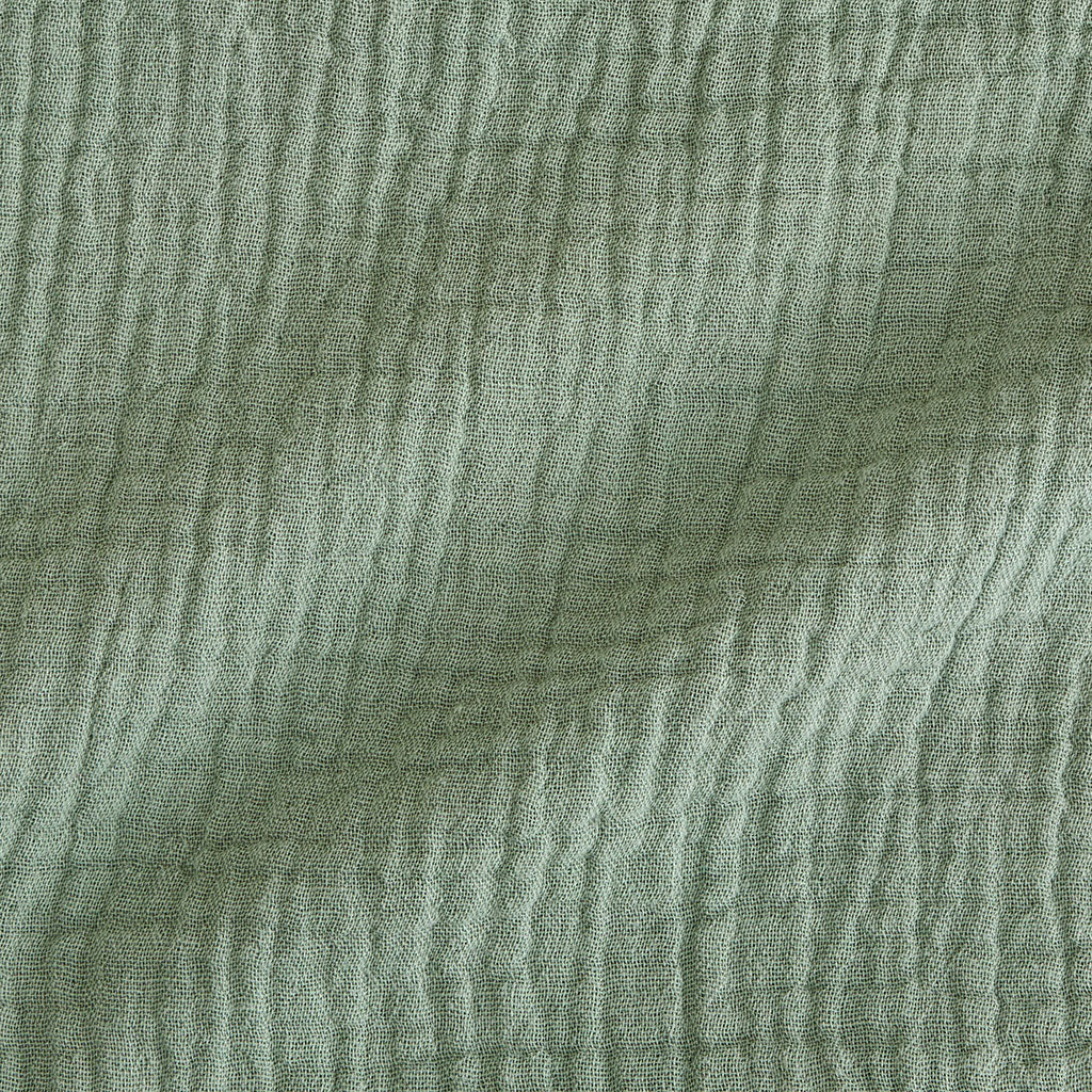 Soft Jade Cotton Crinkle Bubble Romper