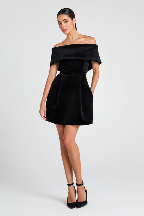 Carmen Black Dress