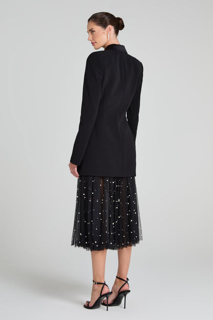 Monica Black Blazer Dress