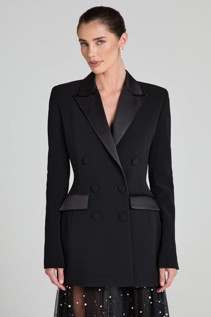 Monica Black Blazer Dress