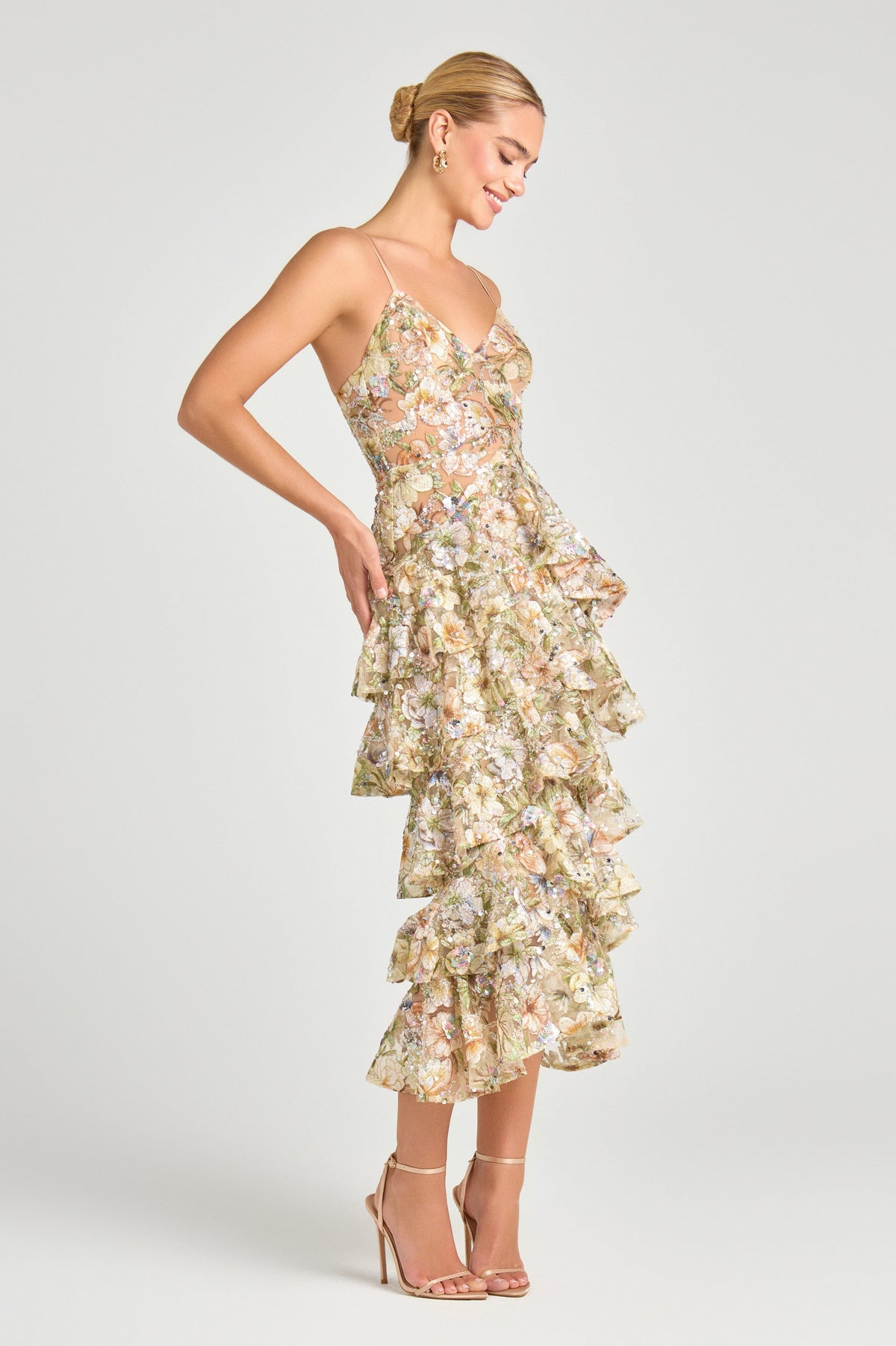 Saffron Floral Dress
