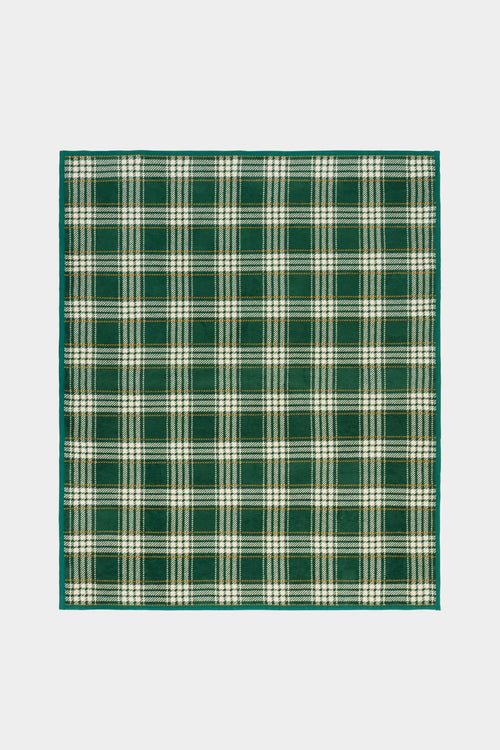 Autumn Plaid Evergreen Blanket