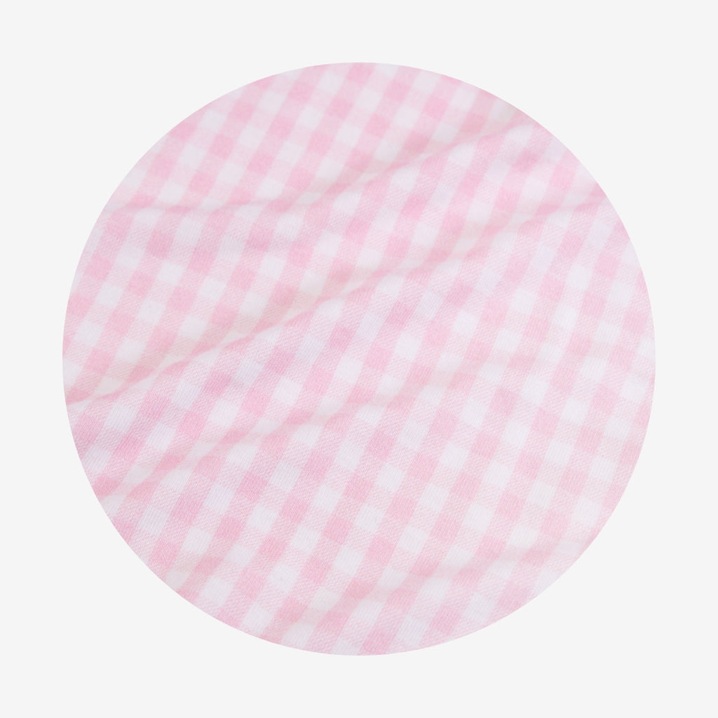 Garden Gingham Pink Petticoat Bodysuit Dress
