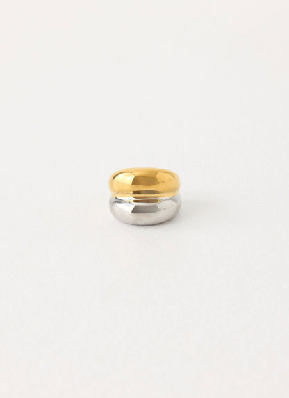 Hushed Tone Ring - Gold/Silver