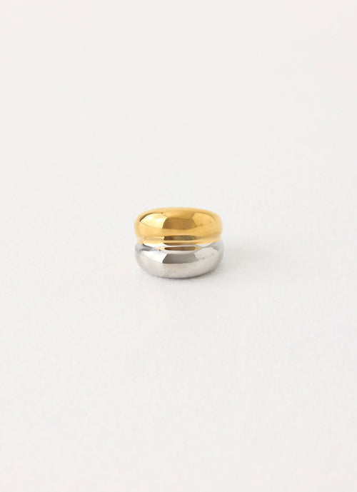 Hushed Tone Ring - Gold/Silver