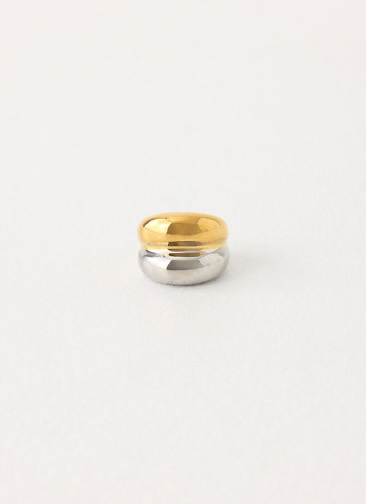 Hushed Tone Ring - Gold/Silver