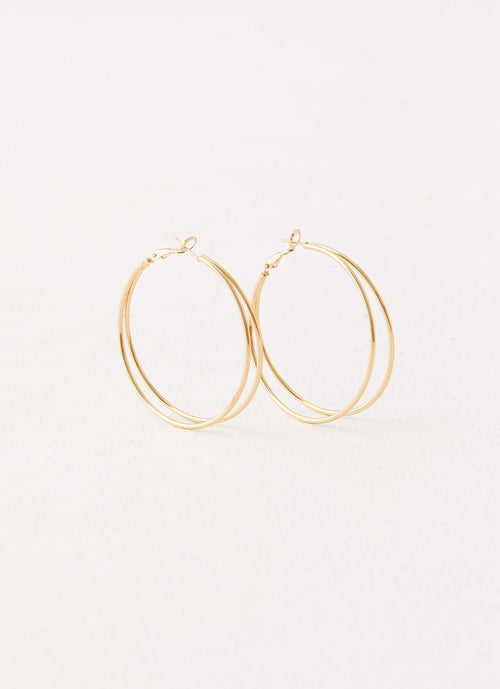 Isabetta Hoop Earrings - Gold