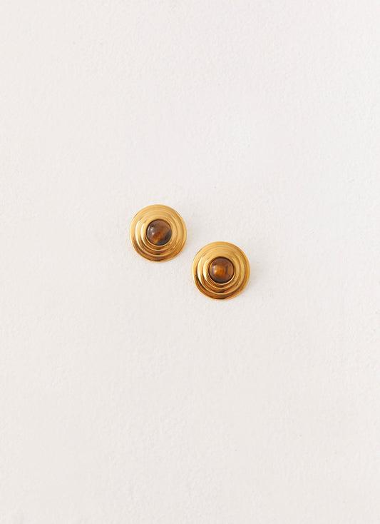 Kalia Earrings - Tort