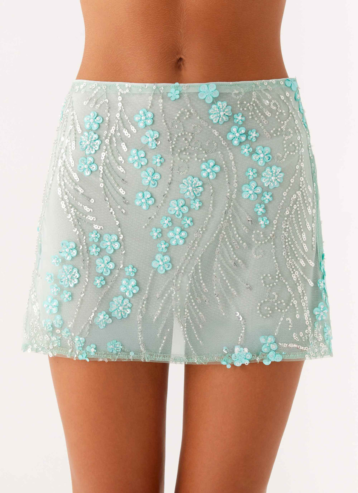 Kandi Mini Skirt - Mint