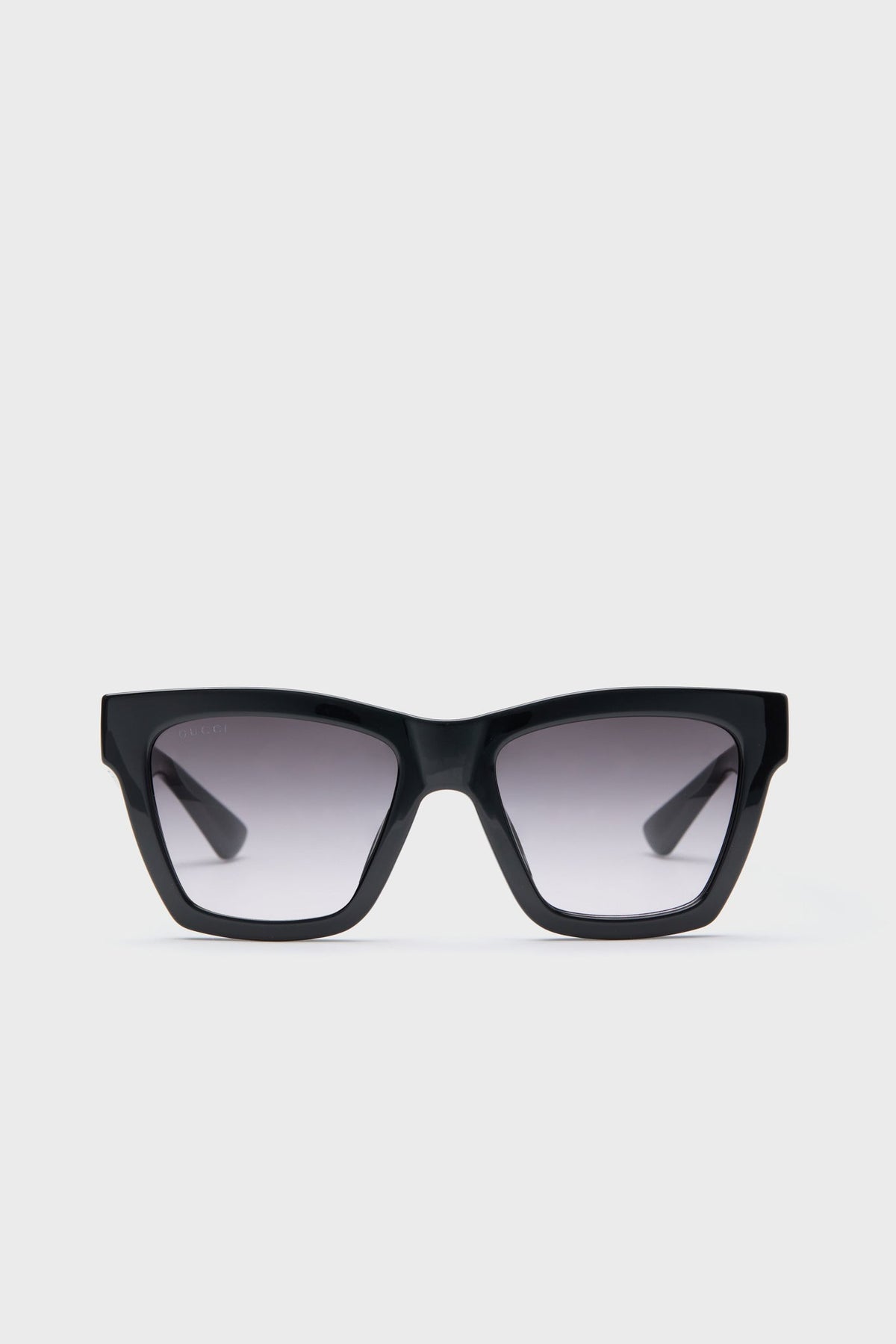 Black Gradient Lens Square Frame Sunglasses