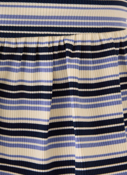Landon Mini Skort - Blue Stripe