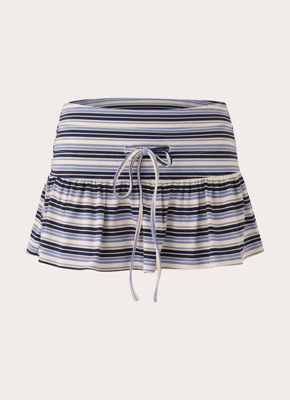 Landon Mini Skort - Blue Stripe