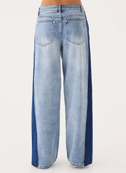 Lawrence Denim Jeans - Washed Blue