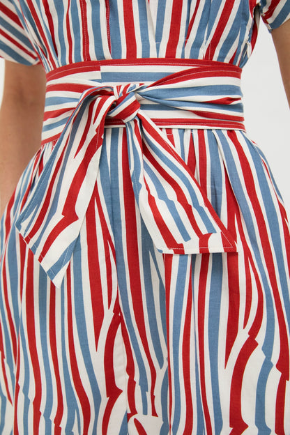 Americana Stripe Mini Callie Dress