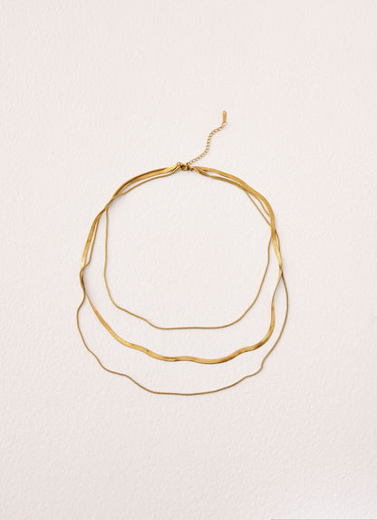 Love Veil Necklace - Gold