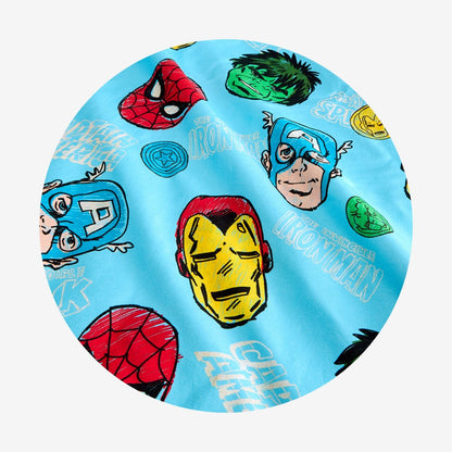 Marvel Heroes Square Throw Pillow Cover