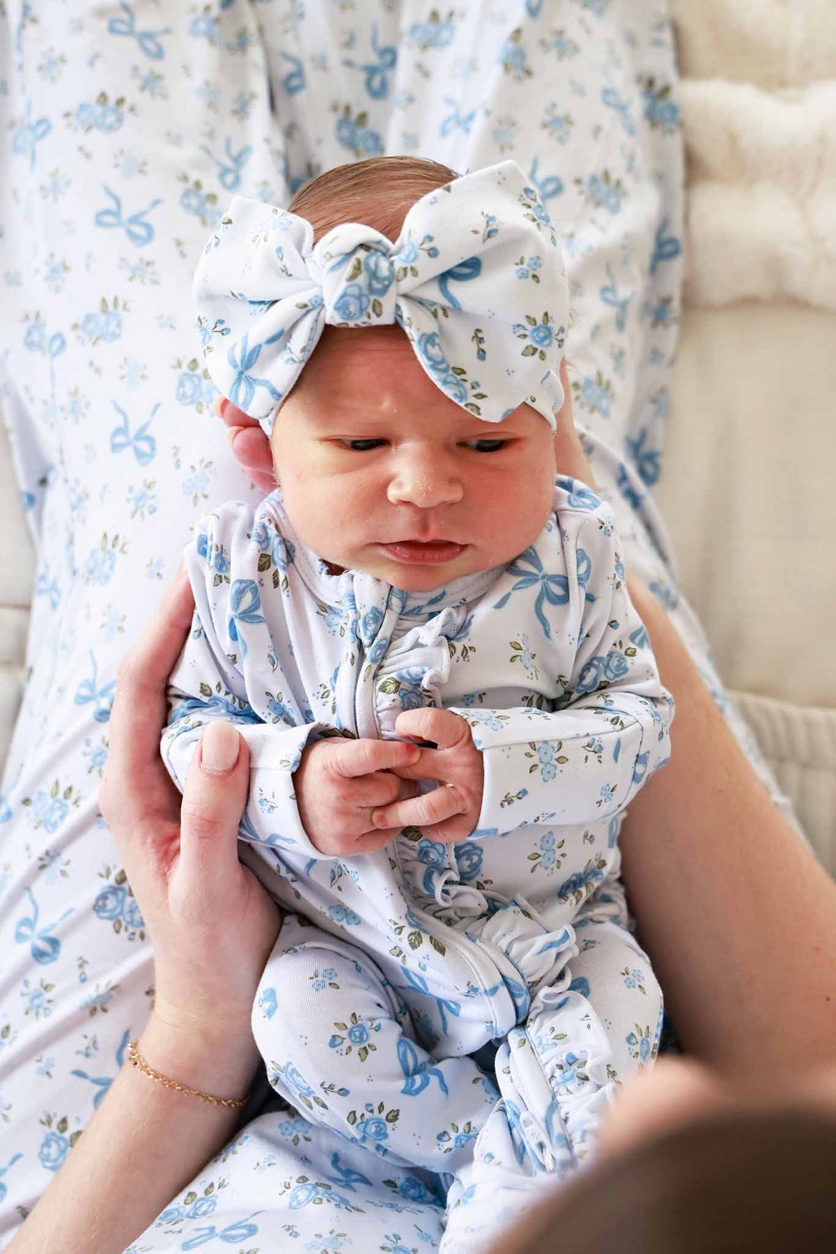 Knit Large Bow Headwrap | Tied In Blooms