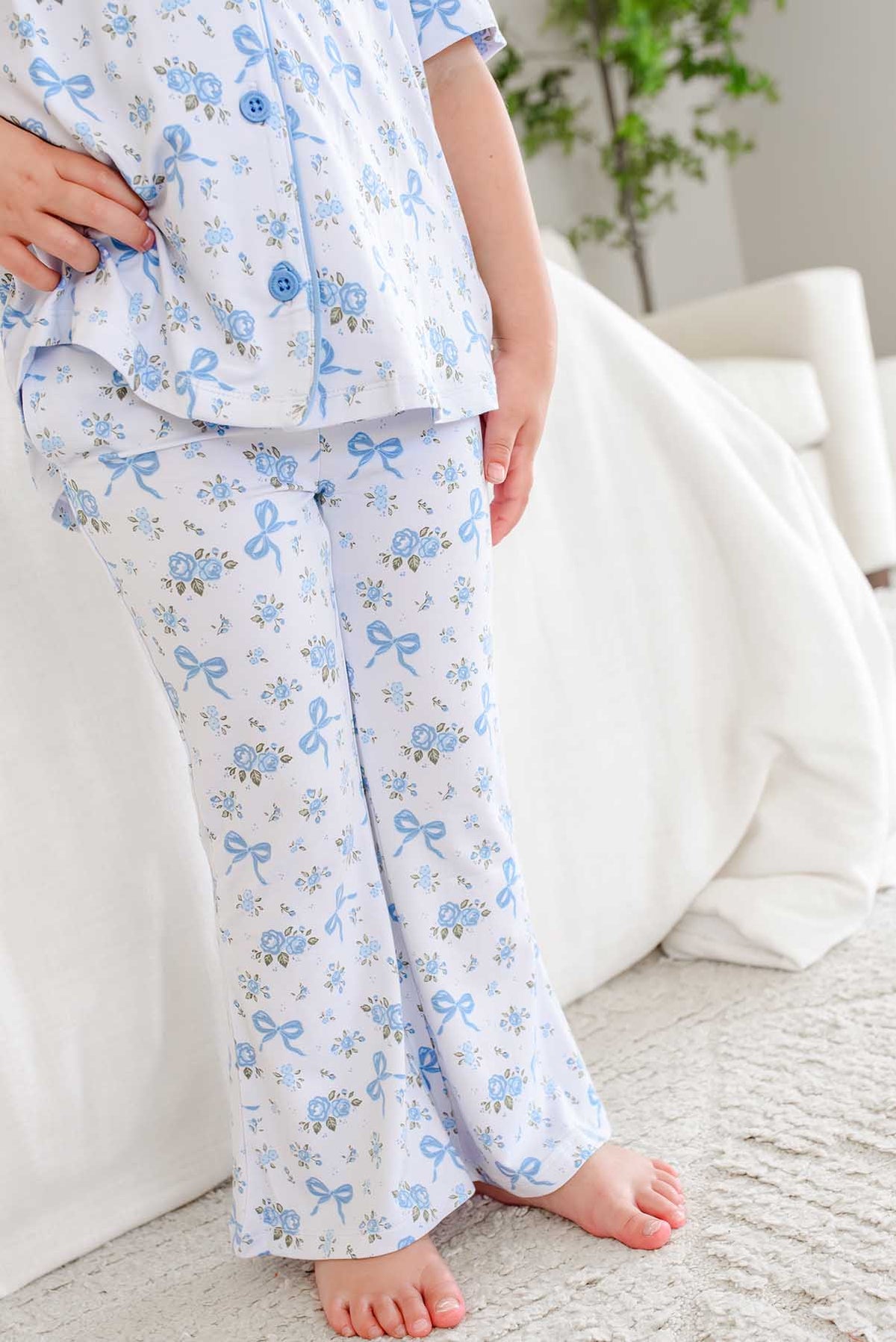Girl's Two Piece Flare Lounge Sets