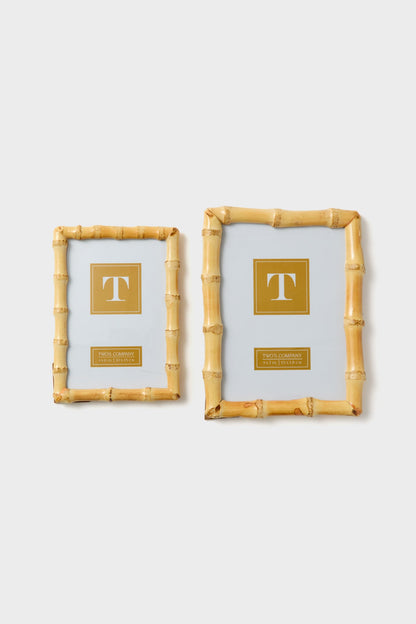 5x7 Blonde Natural Bamboo Finish Photo Frame