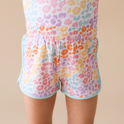 Minette French Terry Varsity Shorts