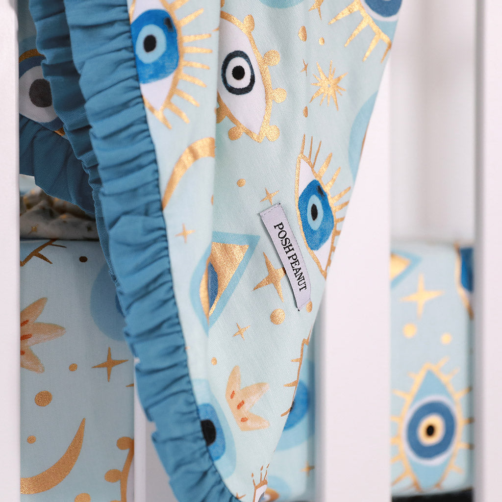 Celestial Fiona & Olympia Ruffled Luxette Patoo® Blanket