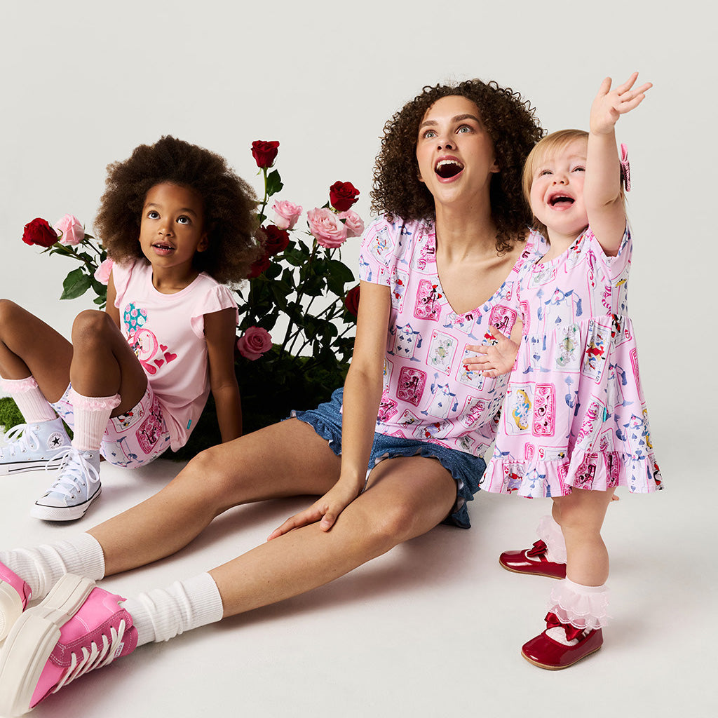 Disney Alice and the Queen Ruffled Twirl Bodysuit Dress