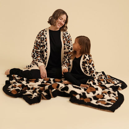 Lana Leopard Tan Grand Cuddle Patoo® Blanket