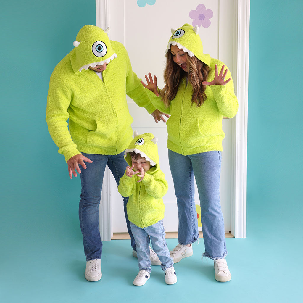 Disney Monsters, Inc. Mike Wazowski Men's Cuddle Zip Jacket