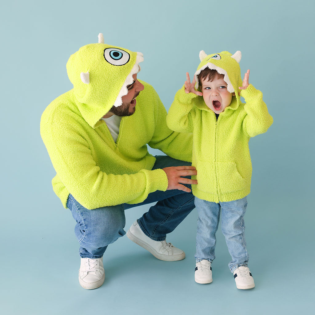 Disney Monsters, Inc. Mike Wazowski Men's Cuddle Zip Jacket