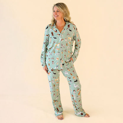 Posh Puppies Women's Luxe Pajama Pant Set