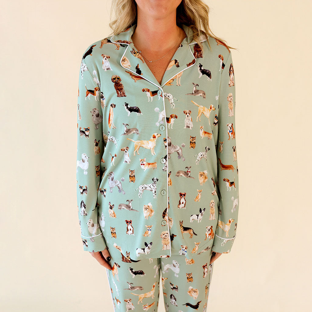 Posh Puppies Women's Luxe Pajama Pant Set