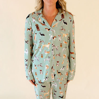 Posh Puppies Women's Luxe Pajama Pant Set