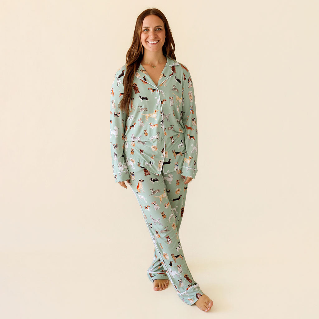Posh Puppies Women's Luxe Pajama Pant Set