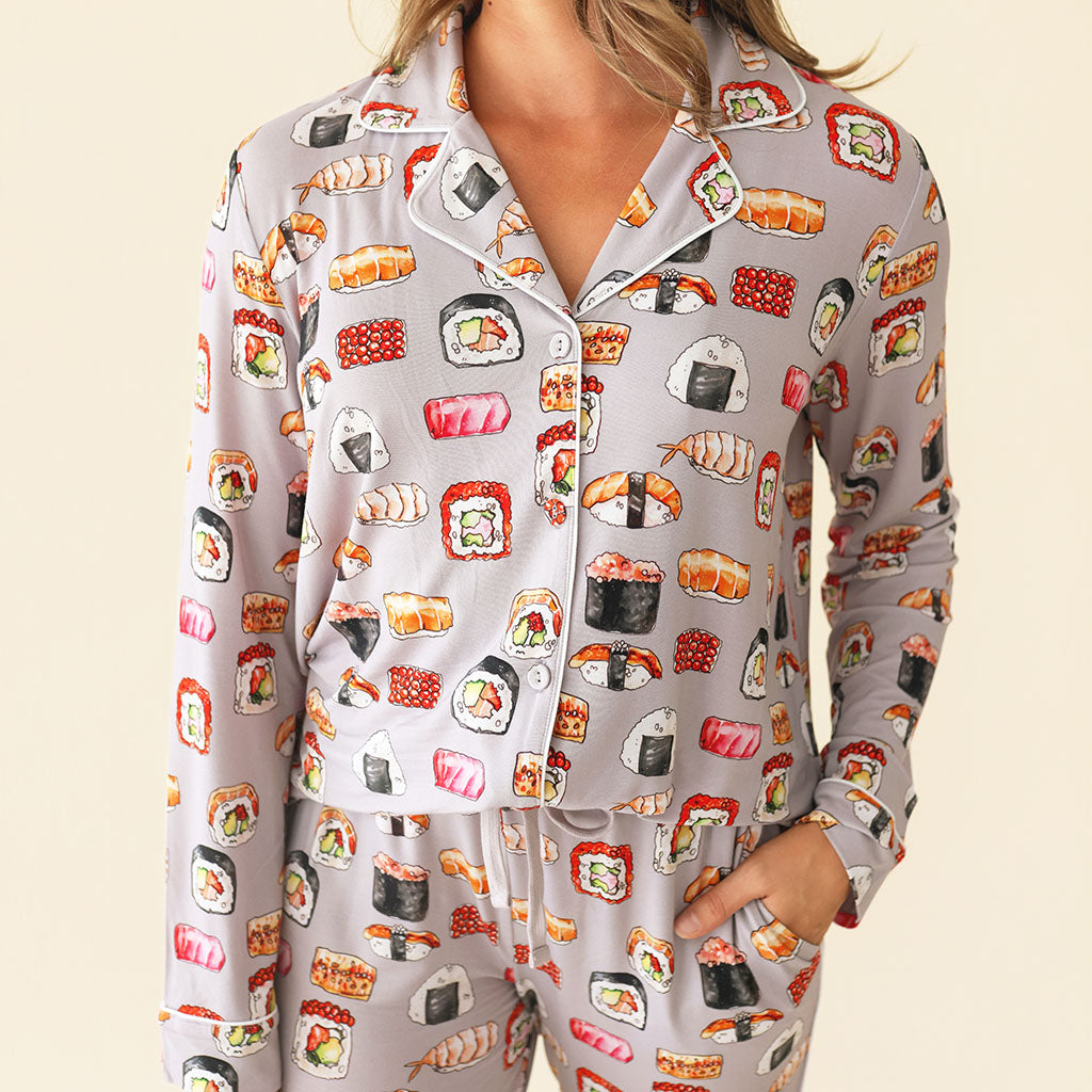 Sushi Mushi Women's Luxe Pajama Pant Set