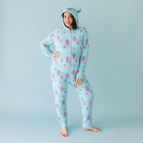 Disney Monsters, Inc. Sulley Unisex Adult Cuddle Jumpsuit