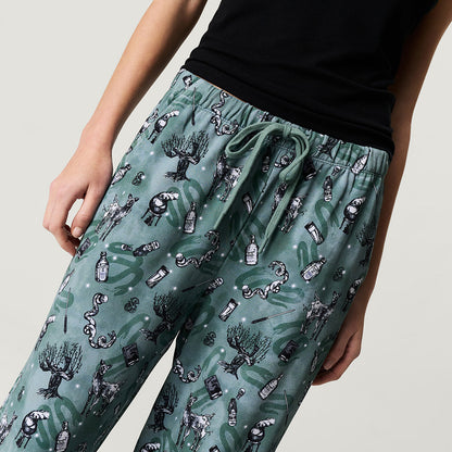 Slytherin House Women's French Terry Puddle Pants