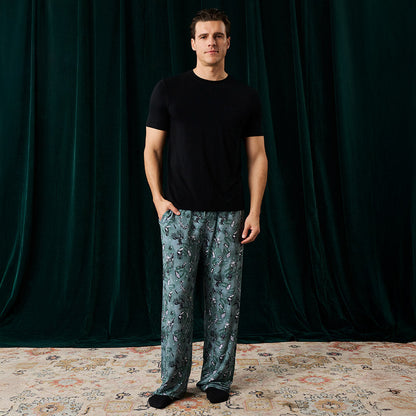 Slytherin House Men's French Terry Relaxed Pants