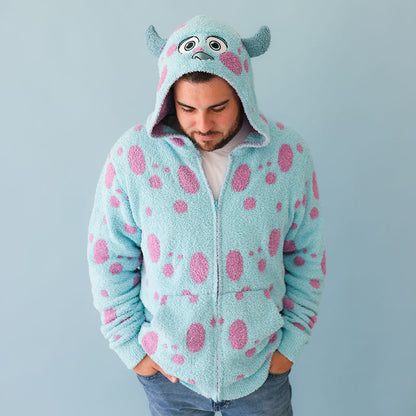 Disney Monsters, Inc. Sulley Men's Cuddle Zip Jacket