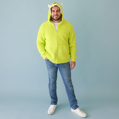 Disney Monsters, Inc. Mike Wazowski Men's Cuddle Zip Jacket