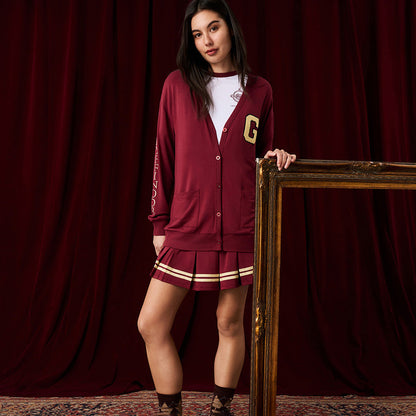 Maroon Varsity League Women's French Terry Varsity Skort